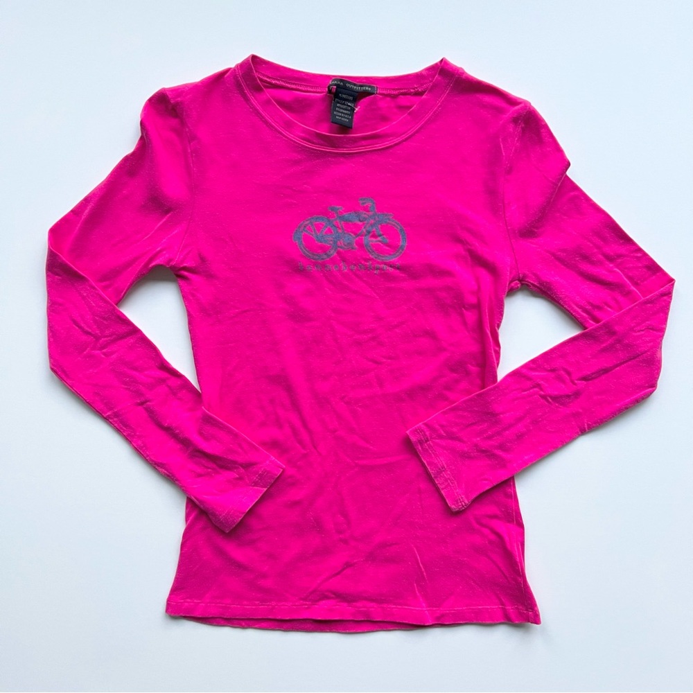 Zenana Outfitters Pink Kennebunkport T-Shirt, Medium
